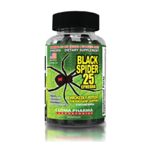 Black Spider 25 mg 100 Caps – Cloma Pharma